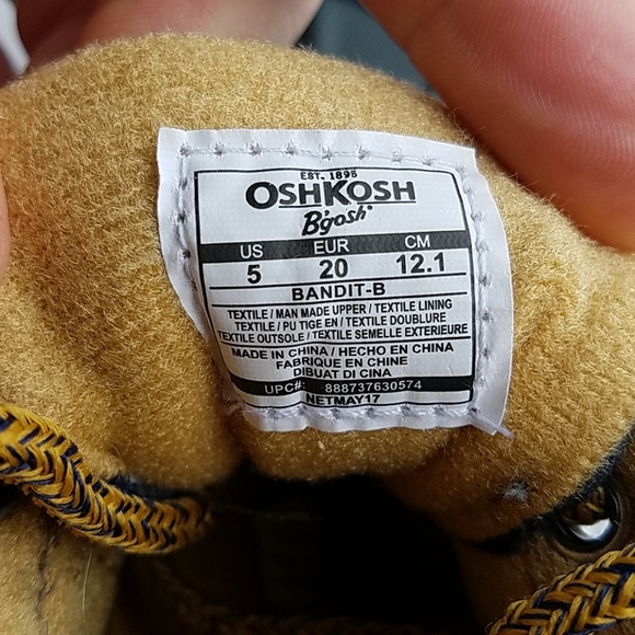Authentic OshKosh Bgosh Boy Winter/Rain Boots US 5 - Picture 6 of 6